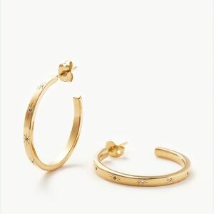 Missoma Interstellar Gold Vermeil Hoops